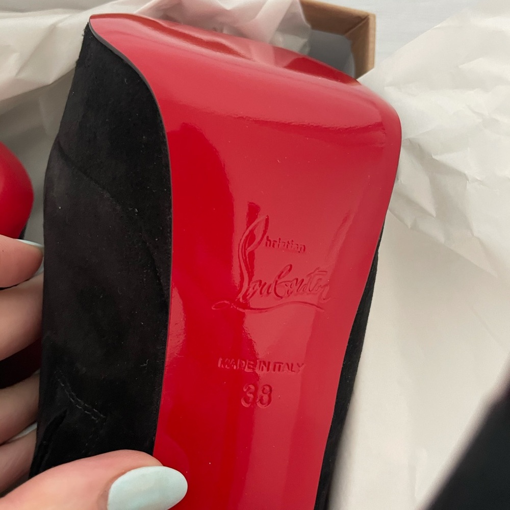 ❌SOLD❌Christian Louboutin Dirdibootie 150 Platform - Picture 13 of 13